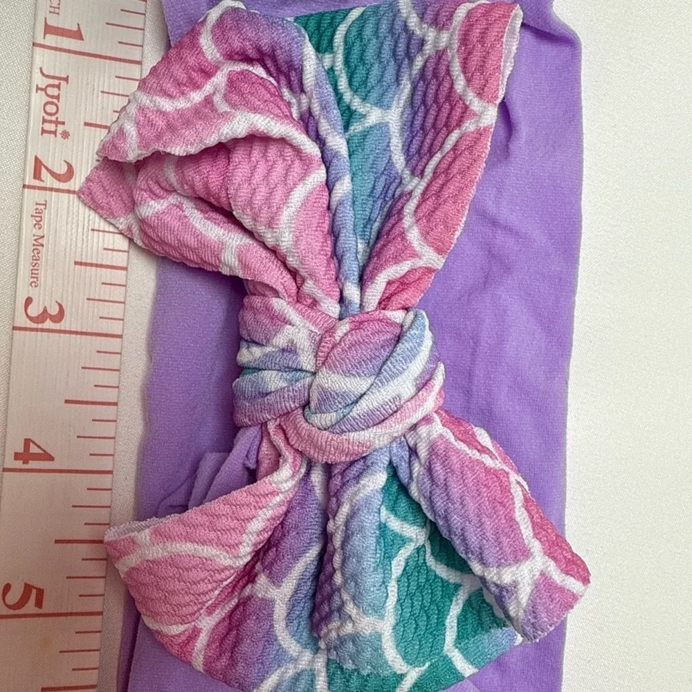 Purple and Multicolor Headband